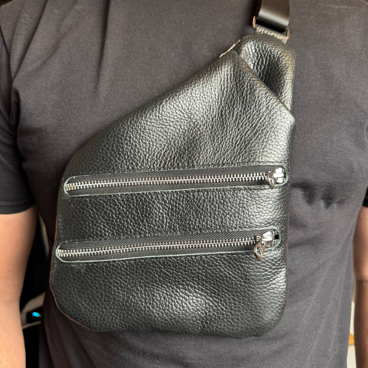 Torba skórzana typu Sling