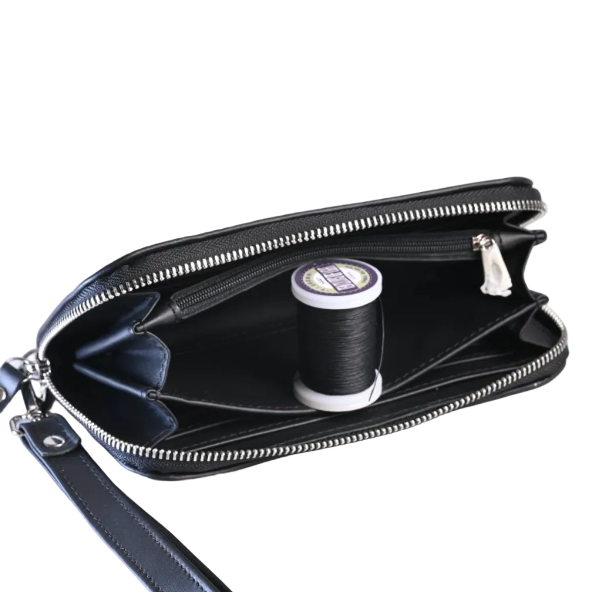 Skórzany portfel męski Zipper Venezia
