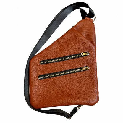 Torba skórzana typu Sling "Brązowy Sling"
