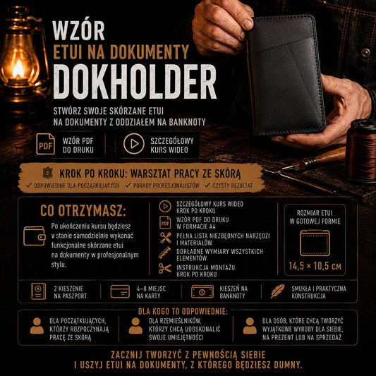 Doc-Holder z Przegrodą na Banknoty – Kurs Wideo i Szablony PDF