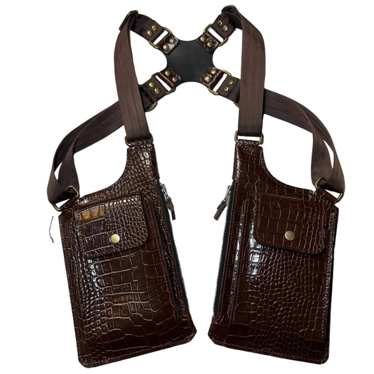 Leather holster bag