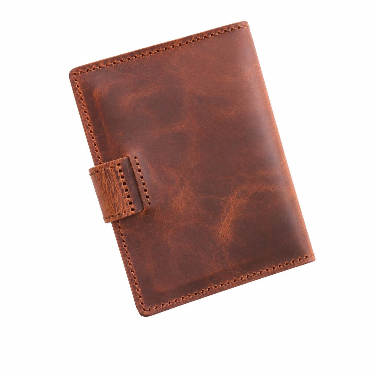 Leather document organizer