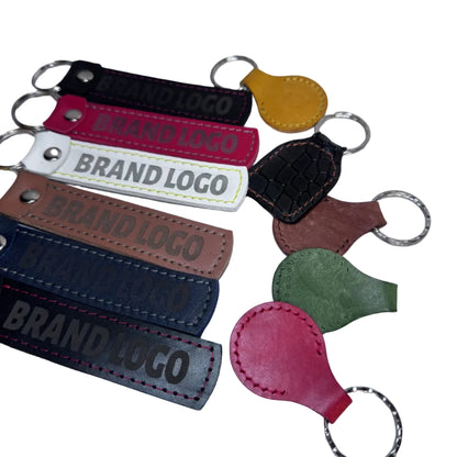 Brelok Skórzany z Logo Firmy – Personalizowany Gadżet Premium