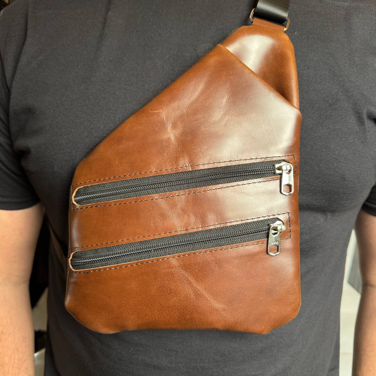 Torba skórzana typu Sling
