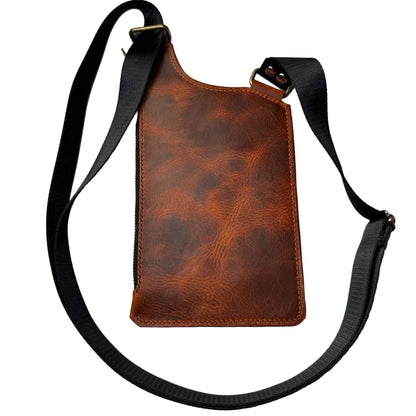 Męska torba na ramię typu holster z etui na klucze