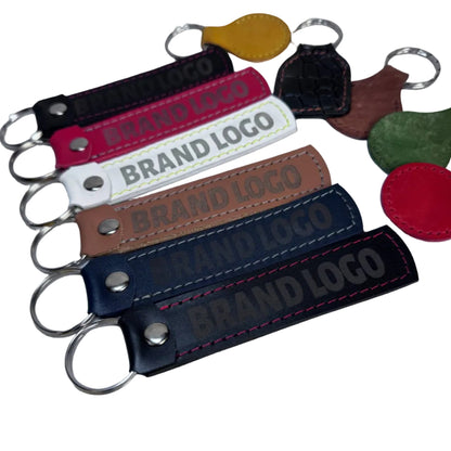 Brelok Skórzany z Logo Firmy – Personalizowany Gadżet Premium