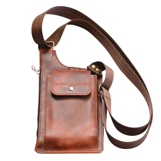Męska torba na ramię typu holster
