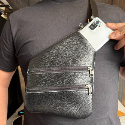 Torba skórzana typu Sling