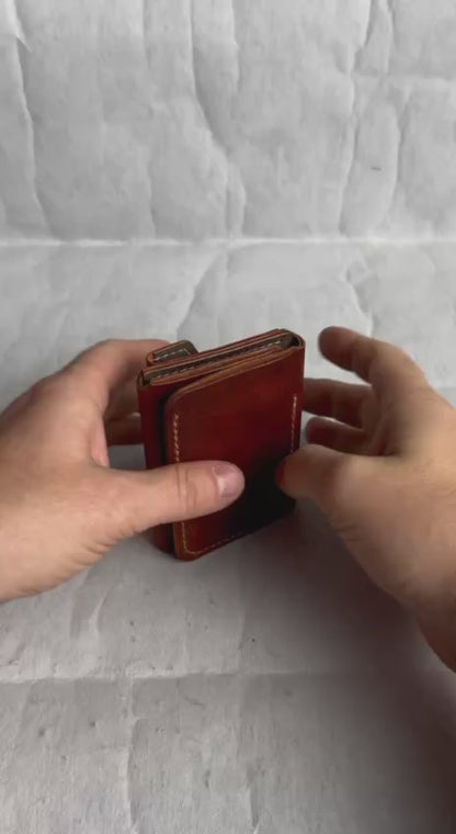 Portfel męski Trifold Badalassi WAX + Alaska